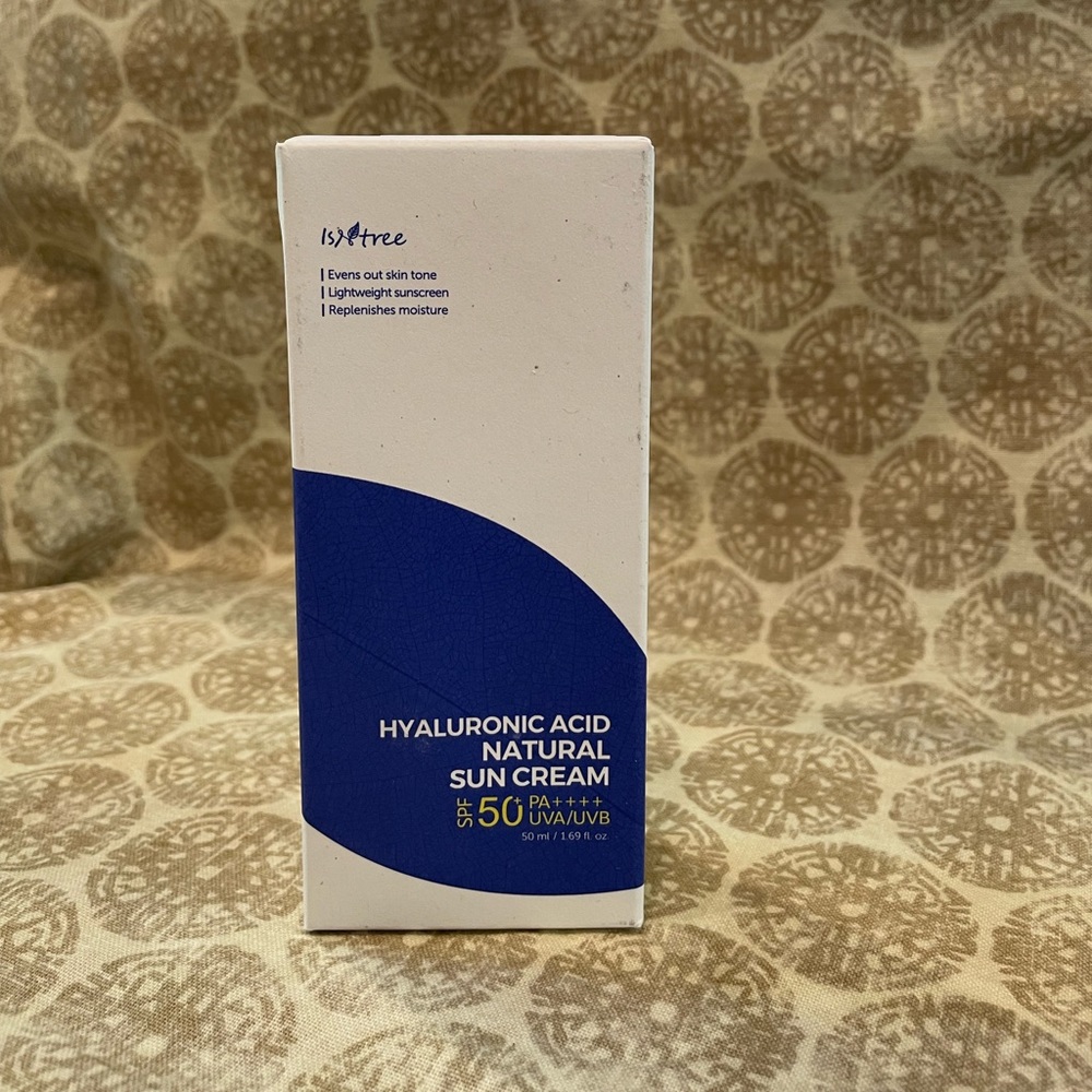 Isntree sun cream - Korean skincare.